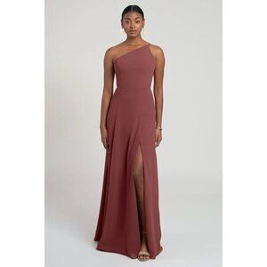 JENNY YOO Kora cinnamon rose.  Bridesmaid dress, formal gown.